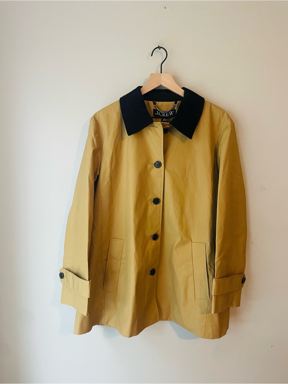 J. Crew Barb Coat with Corduroy Collar NWT